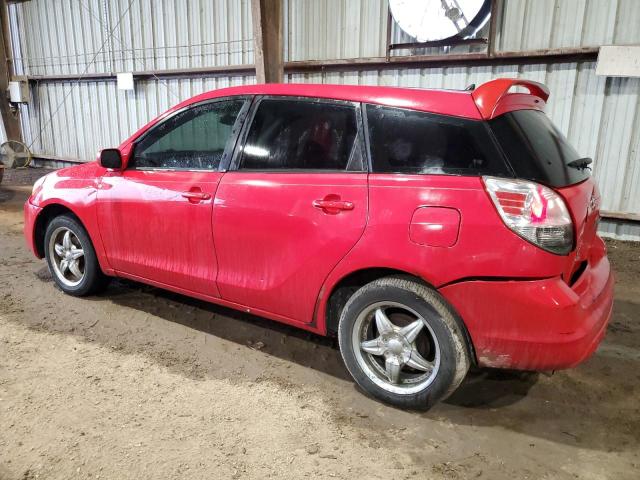 2T1KR32E85C374250 - 2005 TOYOTA COROLLA MA XR RED photo 2