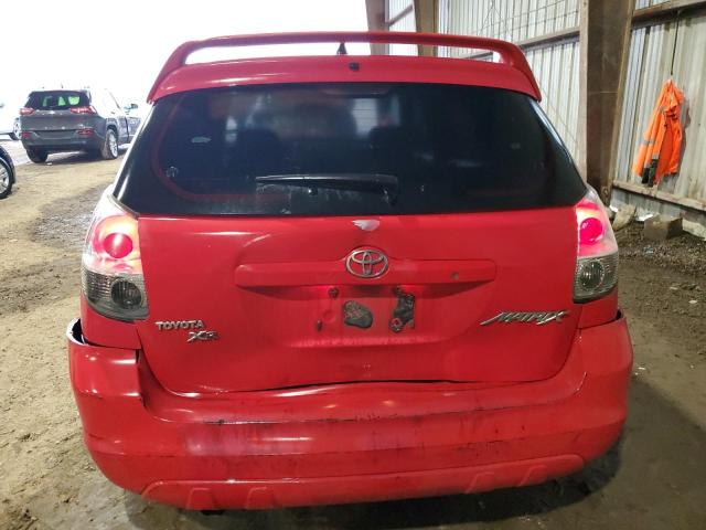 2T1KR32E85C374250 - 2005 TOYOTA COROLLA MA XR RED photo 6