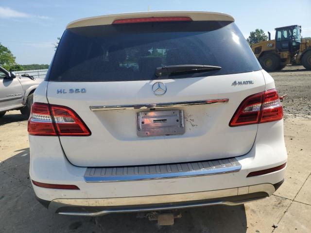 4JGDA5HB3FA569389 - 2015 MERCEDES-BENZ ML 350 4MATIC WHITE photo 6