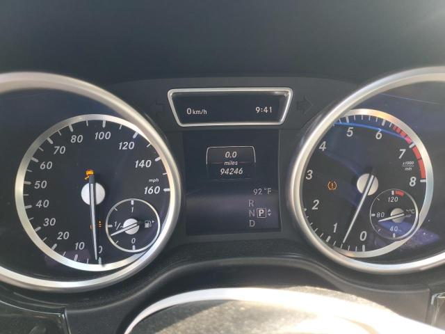 4JGDA5HB3FA569389 - 2015 MERCEDES-BENZ ML 350 4MATIC WHITE photo 9