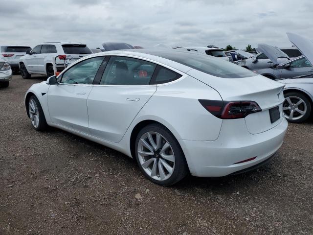 5YJ3E1EB1LF621073 - 2020 TESLA MODEL 3 Blanco foto 2