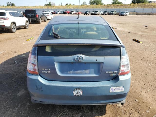 JTDKB20U157012948 - 2005 TOYOTA PRIUS BLUE photo 6