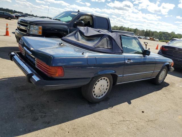 WDBBA48D9GA055537 - 1986 MERCEDES-BENZ 560 SL BLUE photo 3