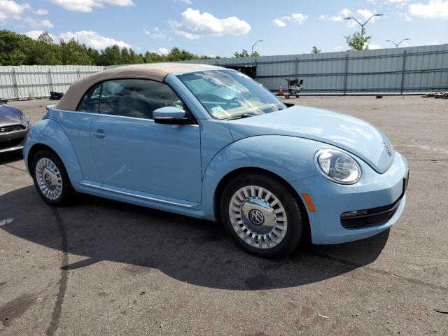 3VW5P7AT3EM807634 - 2014 VOLKSWAGEN BEETLE BLUE photo 4