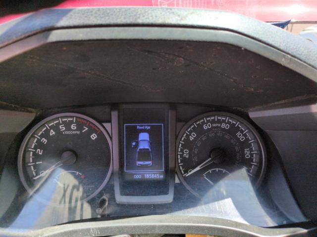 3TMCZ5AN2LM322862 - 2020 TOYOTA TACOMA DOUBLE CAB RED photo 9