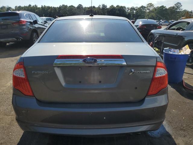 3FADP0L34AR172753 - 2010 FORD FUSION HYBRID GRAY photo 6