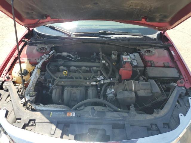 3FAHP0HA0CR242373 - 2012 FORD FUSION SE RED photo 11