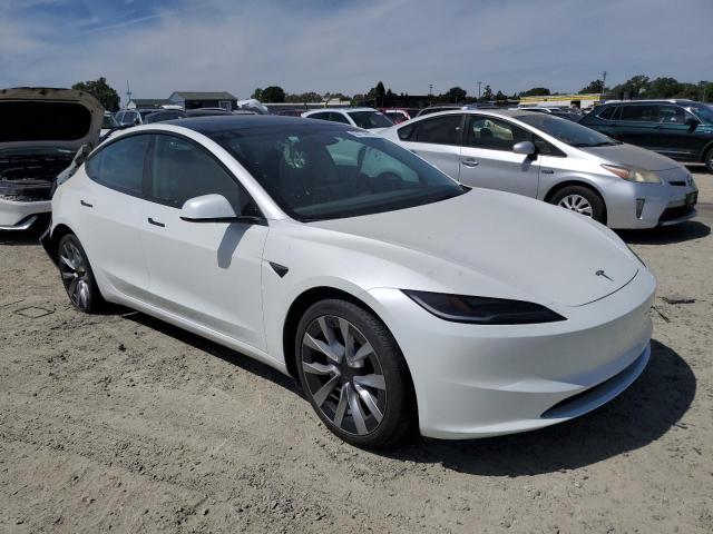 5YJ3E1EB0RF789764 - 2024 TESLA MODEL 3 白色 照片 4