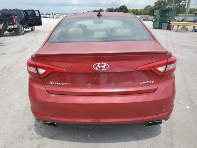 5NPE34AF2HH468432 - 2017 HYUNDAI SONATA SPORT RED photo 6