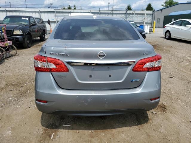 3N1AB7AP7DL678792 - 2013 NISSAN SENTRA S GRAY photo 6