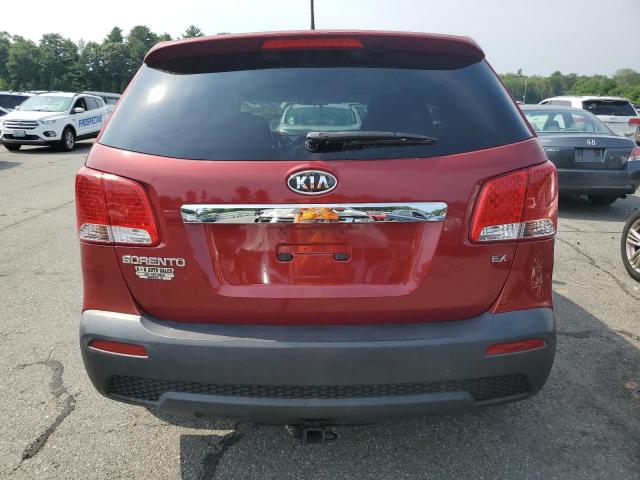 5XYKU3A17BG021009 - 2011 KIA SORENTO EX RED photo 6