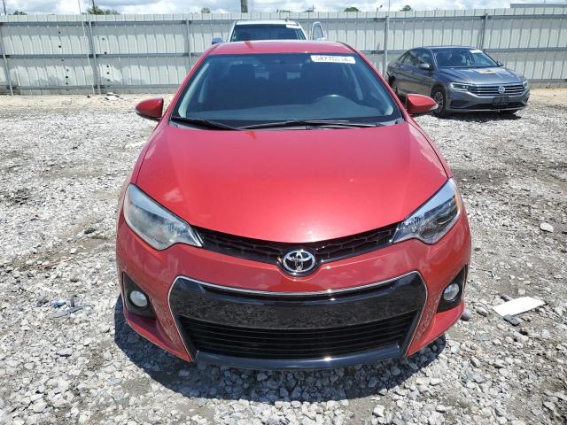 2T1BURHE8GC508704 - 2016 TOYOTA COROLLA L RED photo 5