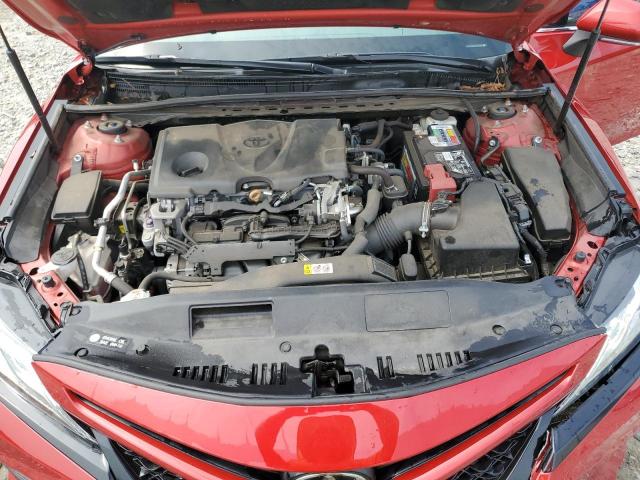 4T1B61HK5KU173300 - 2019 TOYOTA CAMRY XSE RED photo 11