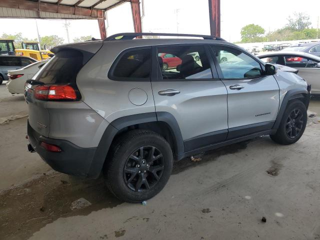 1C4PJMBS2EW212033 - 2014 JEEP CHEROKEE TRAILHAWK SILVER photo 3