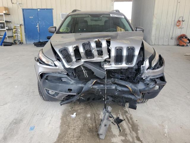 1C4PJMBS2EW212033 - 2014 JEEP CHEROKEE TRAILHAWK SILVER photo 5