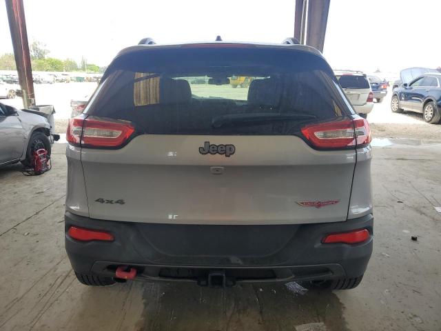 1C4PJMBS2EW212033 - 2014 JEEP CHEROKEE TRAILHAWK SILVER photo 6