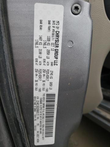 2C4RC1BG3DR605172 - 2013 CHRYSLER TOWN & COU TOURING 银色 照片 13