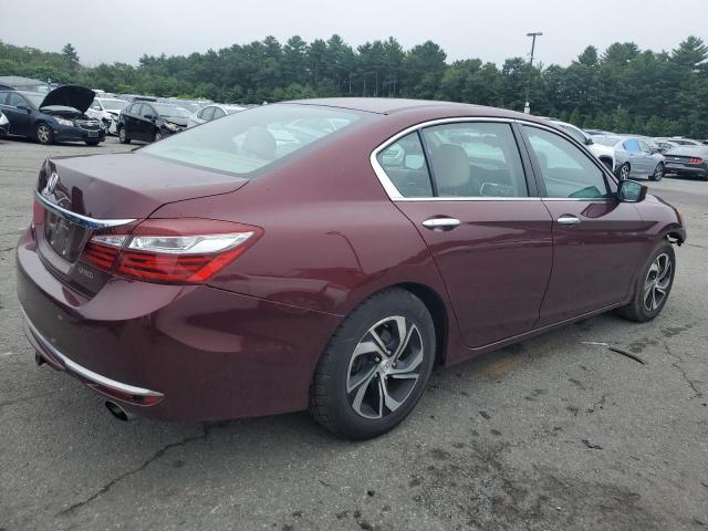 1HGCR2F3XGA101519 - 2016 HONDA ACCORD LX MAROON photo 3