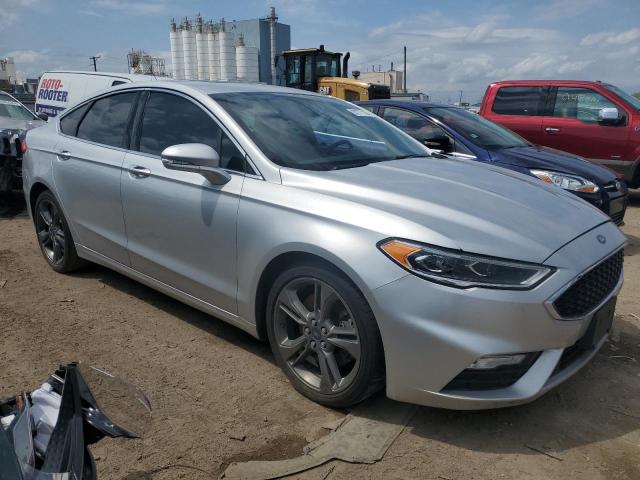 3FA6P0VP1HR333479 - 2017 FORD FUSION SPORT SILVER photo 4