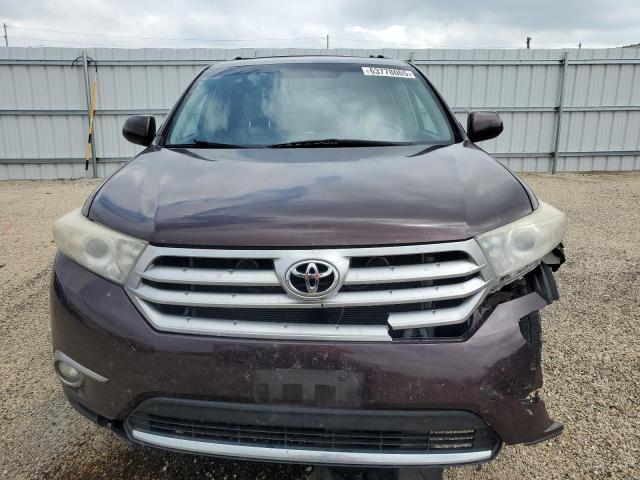 5TDBK3EH9CS099888 - 2012 TOYOTA HIGHLANDER BASE Bordo foto 5