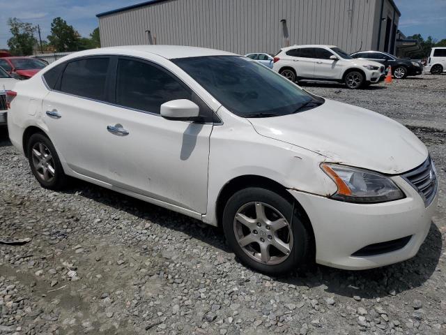 3N1AB7AP5FY243727 - 2015 NISSAN SENTRA S WHITE photo 4