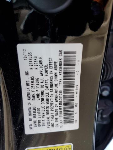 19UUA8F54DA001055 - 2013 ACURA TL TECH BLACK photo 12