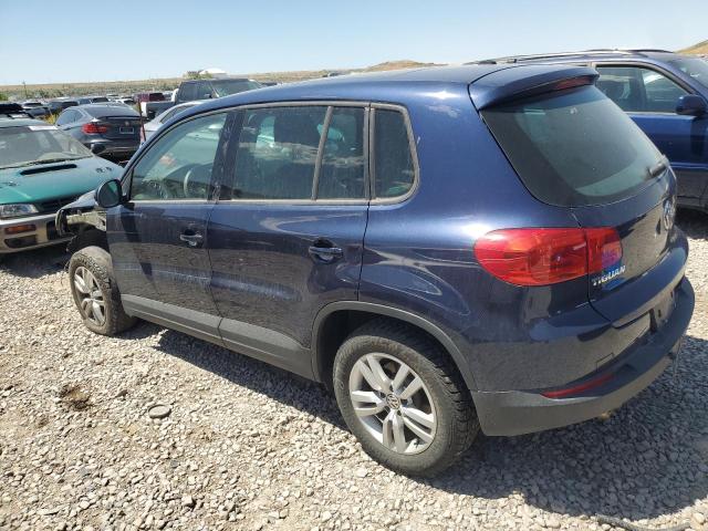 WVGAV7AX8CW552286 - 2012 VOLKSWAGEN TIGUAN S BLUE photo 2