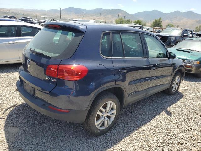 WVGAV7AX8CW552286 - 2012 VOLKSWAGEN TIGUAN S BLUE photo 3