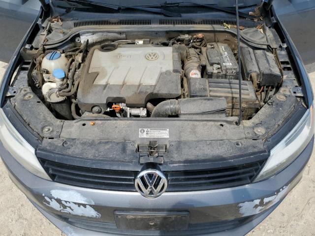 3VWLL7AJ4BM077472 - 2011 VOLKSWAGEN JETTA TDI Сұр фото 11