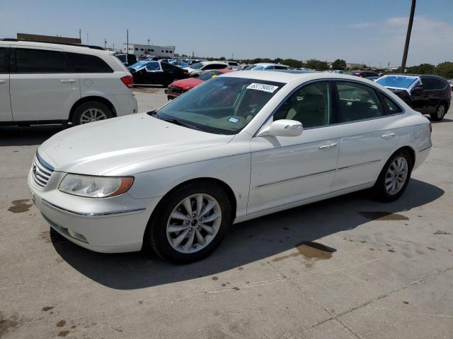 KMHFC46F57A227382 - 2007 HYUNDAI AZERA SE WHITE photo 1