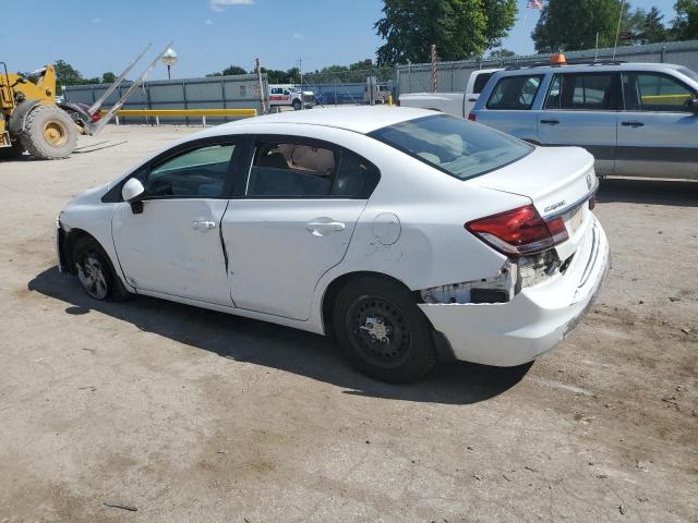 2HGFB2F59DH559567 - 2013 HONDA CIVIC LX WHITE photo 2