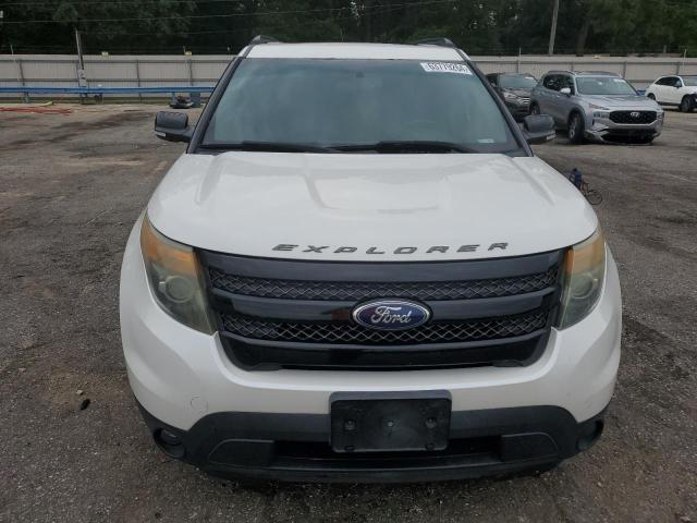 1FM5K8GTXFGA99999 - 2015 FORD EXPLORER SPORT WHITE photo 5