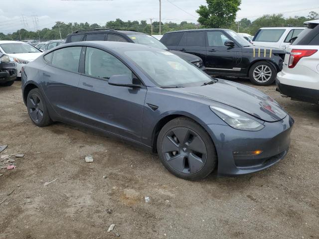 5YJ3E1EB3NF321909 - 2022 TESLA MODEL 3 BLUE photo 4