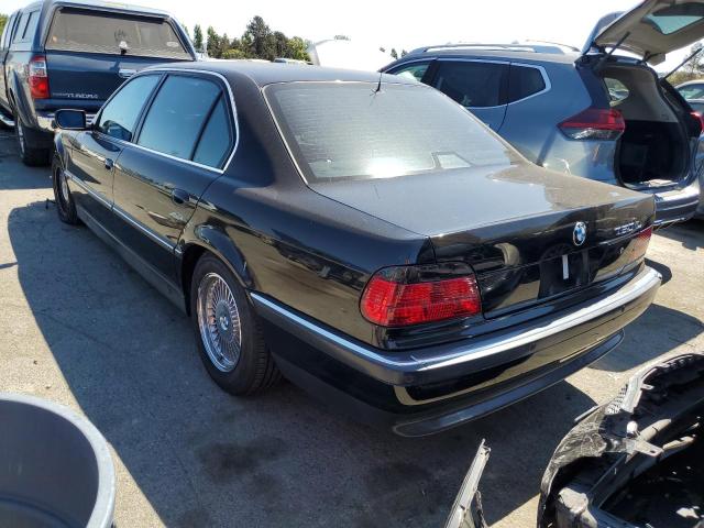 WBAGK2325WDH68513 - 1998 BMW 750 IL BLACK photo 2