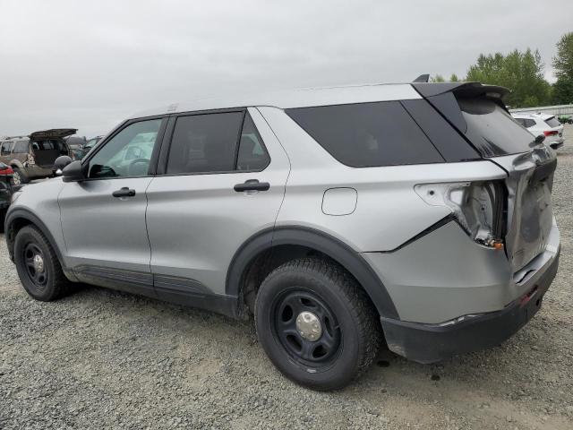 1FM5K8AB1LGA71777 - 2020 FORD EXPLORER POLICE INTERCEPTOR Արծաթագույն լուսանկար 2