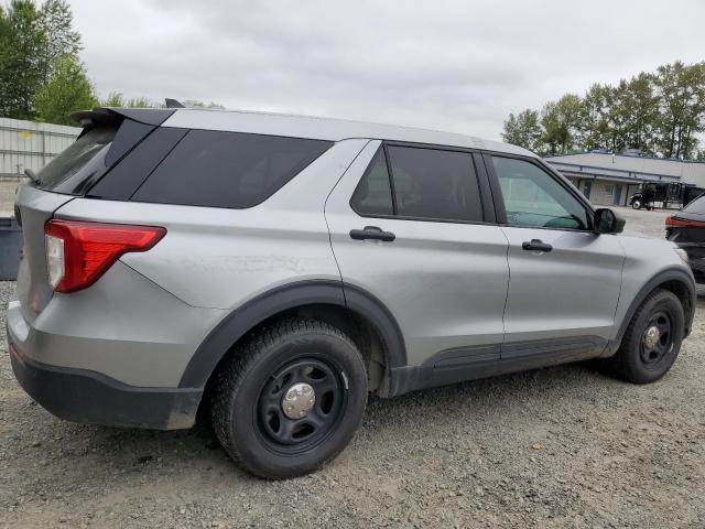 1FM5K8AB1LGA71777 - 2020 FORD EXPLORER POLICE INTERCEPTOR Արծաթագույն լուսանկար 3