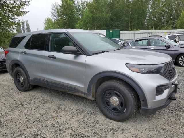 1FM5K8AB1LGA71777 - 2020 FORD EXPLORER POLICE INTERCEPTOR Արծաթագույն լուսանկար 4
