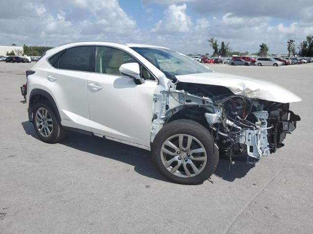 JTJBJRBZ4G2041023 - 2016 LEXUS NX 300H WHITE photo 4