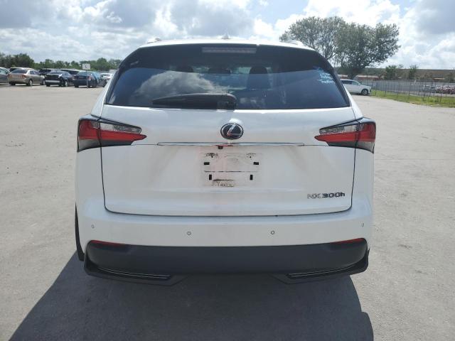 JTJBJRBZ4G2041023 - 2016 LEXUS NX 300H WHITE photo 6