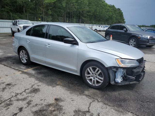 3VW2K7AJ4FM353878 - 2015 VOLKSWAGEN JETTA BASE SILVER photo 4