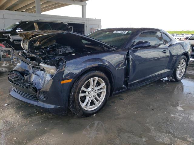 2G1FA1E3XE9173398 - 2014 CHEVROLET CAMARO LS BLUE photo 1