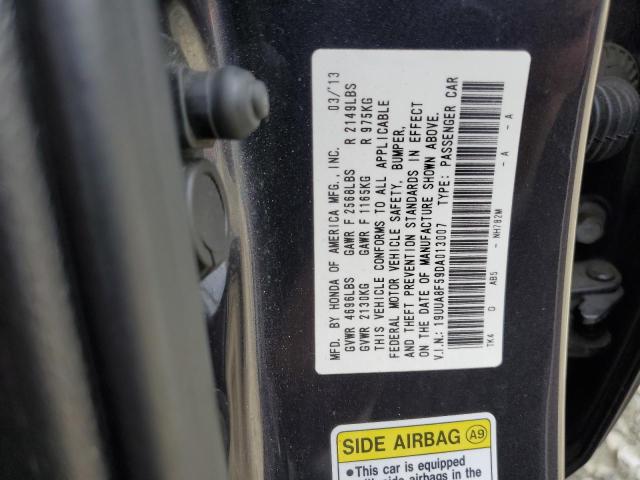 19UUA8F59DA013007 - 2013 ACURA TL TECH CHARCOAL photo 12