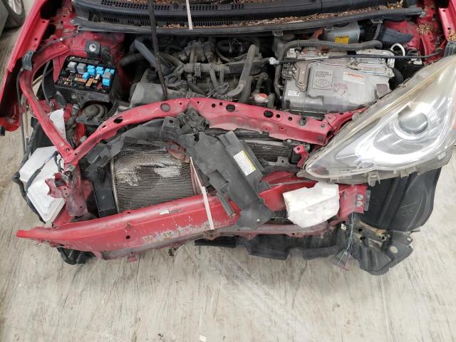 JTDKDTB37G1121246 - 2016 TOYOTA PRIUS C RED photo 11