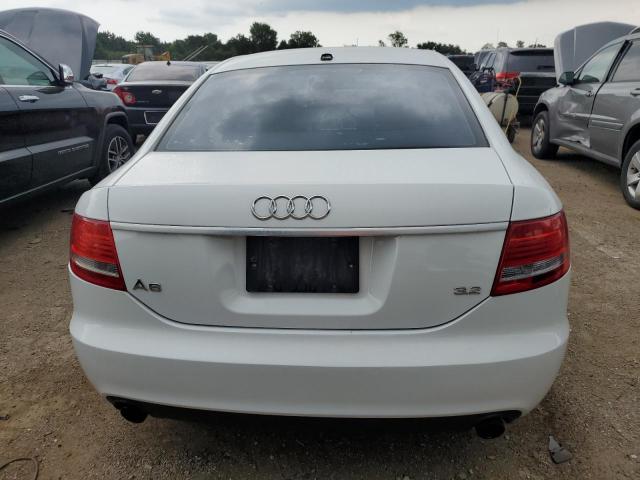 WAUDH74F17N087421 - 2007 AUDI A6 3.2 QUATTRO WHITE photo 6