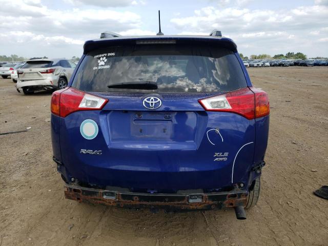 2T3RFREV1EW216070 - 2014 TOYOTA RAV4 XLE PURPLE photo 6