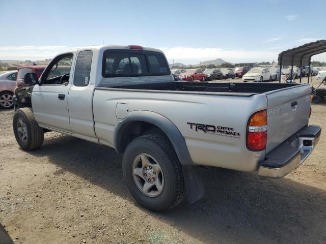 5TESN92N72Z072307 - 2002 TOYOTA TACOMA XTRACAB PRERUNNER ვერცხლისფერი ფოტო 2