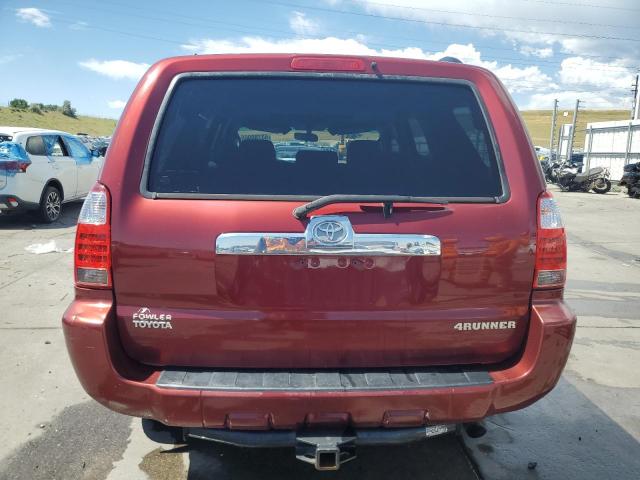 JTEBU14R48K010635 - 2008 TOYOTA 4RUNNER SR5 BURGUNDY photo 6