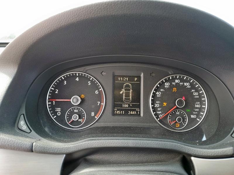 1VWBS7A36FC065623 - 2015 VOLKSWAGEN PASSAT SE GRAY photo 9