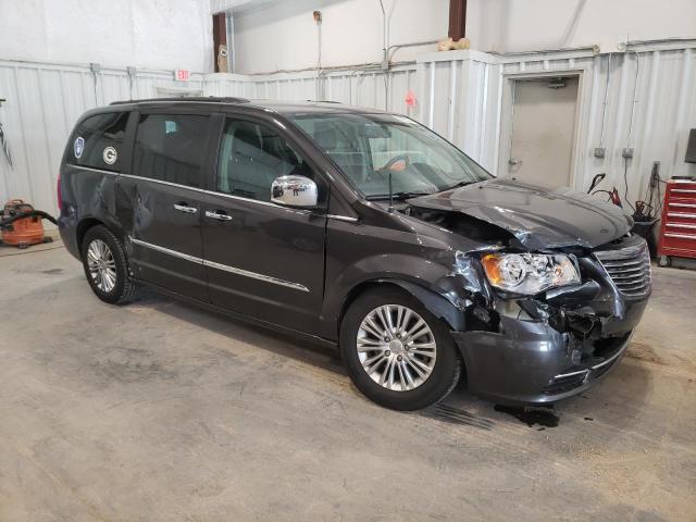 2C4RC1CG7FR754881 - 2015 CHRYSLER TOWN & COU TOURING L GRAY photo 4