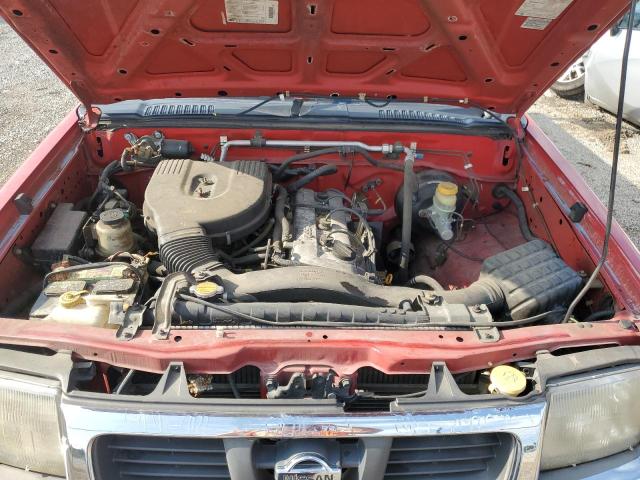 1N6DD21SXYC329992 - 2000 NISSAN FRONTIER XE RED photo 11